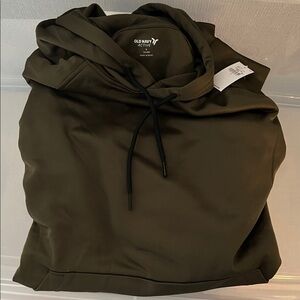 Old Navy Olive Green Active Pullover Hoodie
